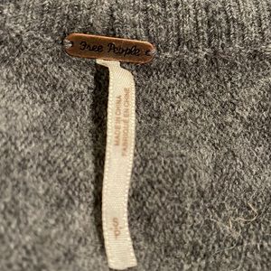 Free People gray cardigan with snaps size small
